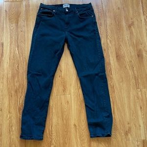 AGolde Toni mid rise gray black jeans 28